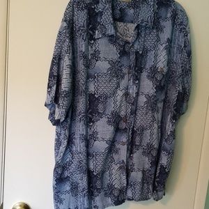 Mens tropical print shirt